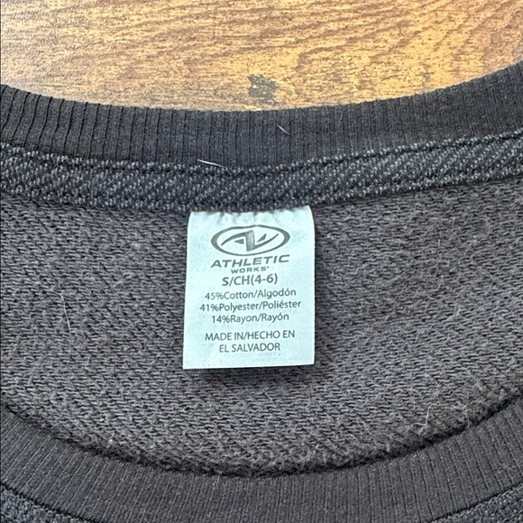 Athletic Works Black Sweatshirt - Picture 3 of 4